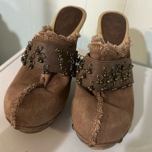 Naughty Monkey clogs - fit like size 8